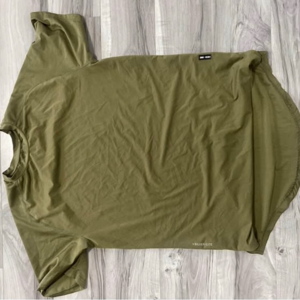ASRV Olive Green Athletic Gym Short Sleeve T-Shirt
